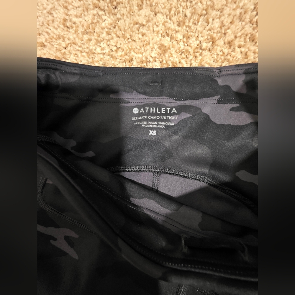 Athleta Dark Camo Leggings
